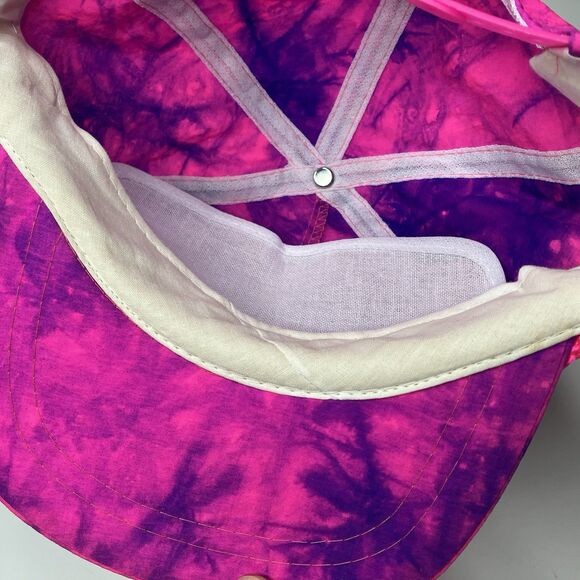 Vtg Miller Genuine Draft Light Beer Hat Cap Purple Pink  Tie Dye Snapback Rope - Picture 7 of 10
